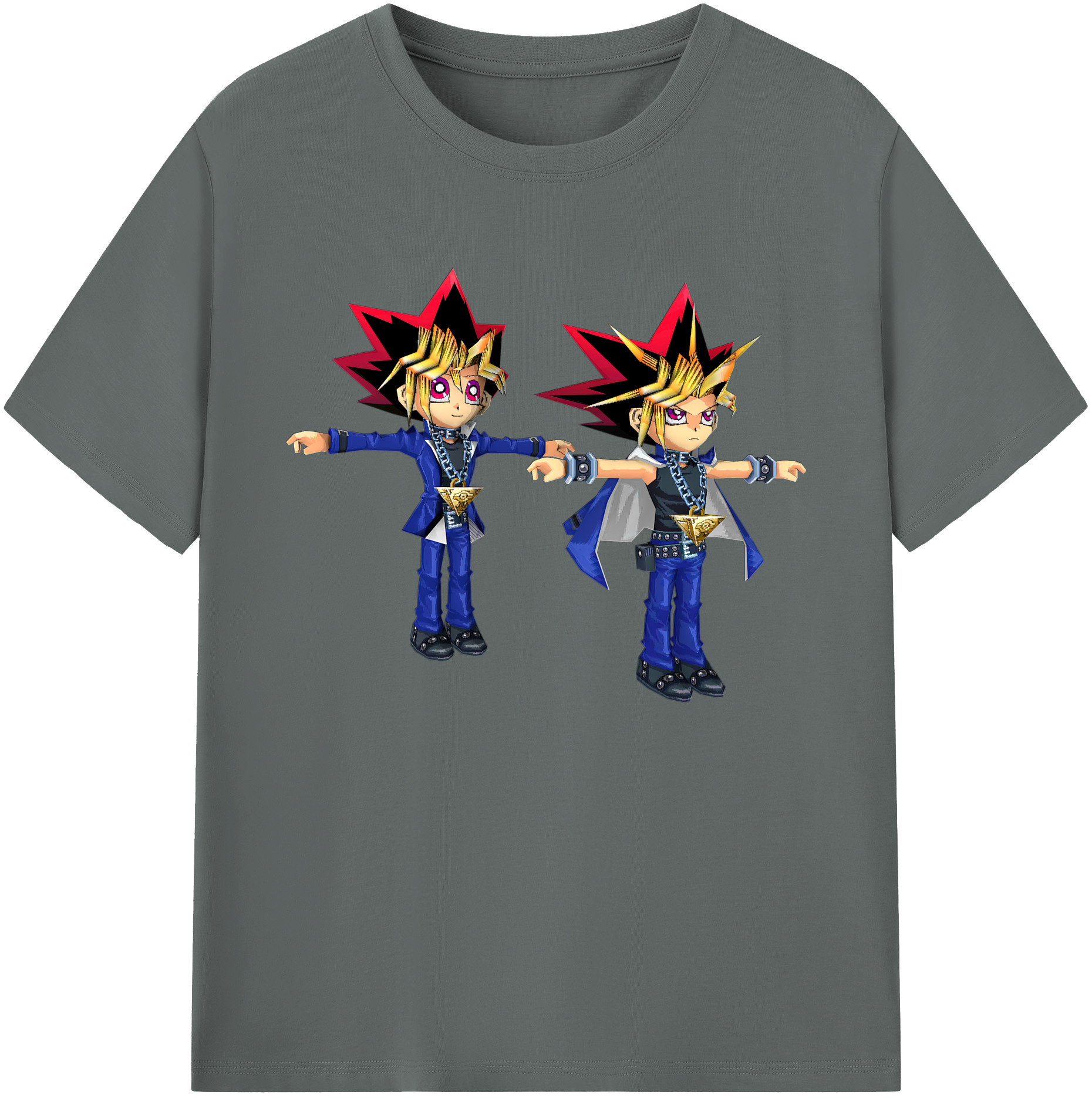 （画像用） 遊☆戯☆王 Yu-Gi-Oh! 綿100％ メンズ半袖Tシャツ｜肌触りやわらか＆通気性